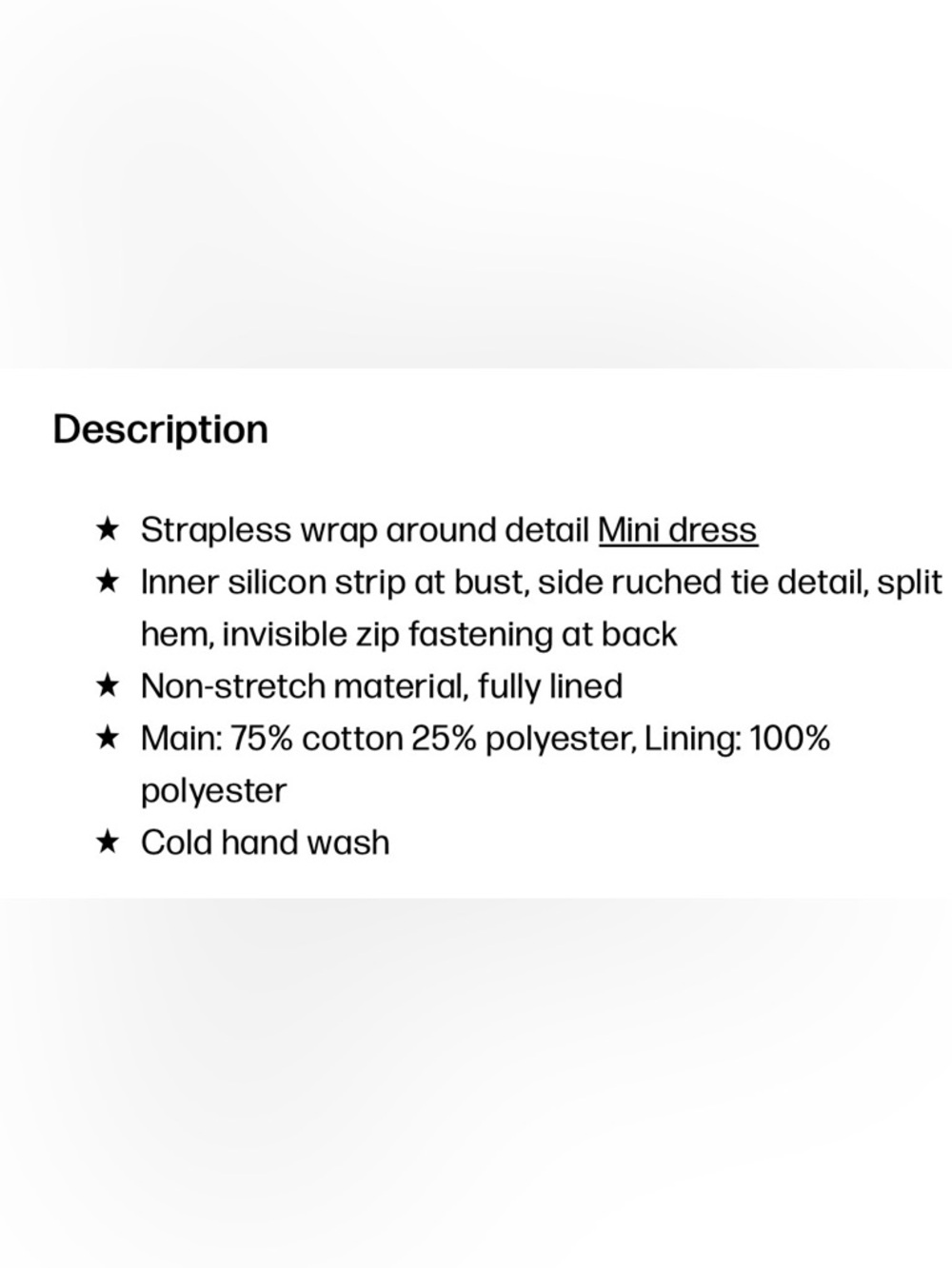 Princess Polly Strapless White Drawstring Mini Dress - Picture 4 of 7